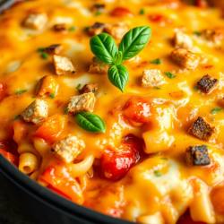 Cheesy Tomato Pasta Bake