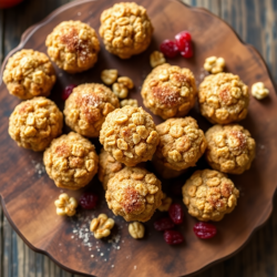 Cinnamon Apple Oatmeal Bites