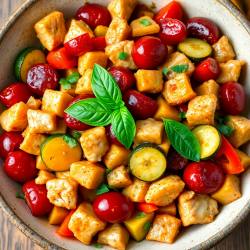 Grape and Chicken Stir-Fry