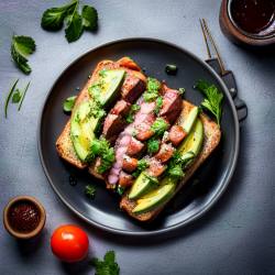 Beef Avocado Toast