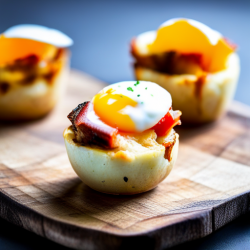 Pork and Cheese Egg Cups