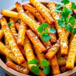 Crispy Parmesan Herb Fries