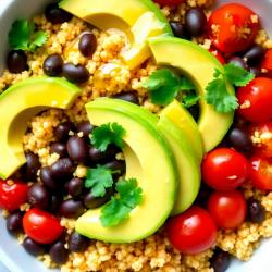 Spicy Bean and Quinoa Bowl