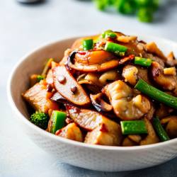 Turkey and Mushroom Stir-Fry