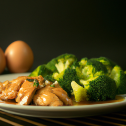 Honey Glazed Chinese Chicken with Broccoli