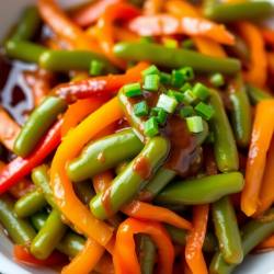 Spicy Soya Bean Stir-Fry