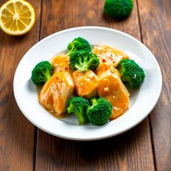 Garlic Lemon Chicken with Broccoli