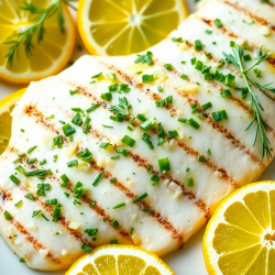 Lemon Garlic Herb Grilled Fish