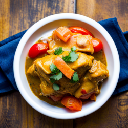Healthy Indian Curry Chicken Breakfast