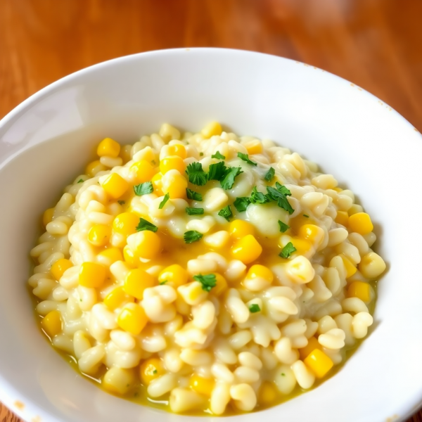 Creamy Corn and Herb Risotto