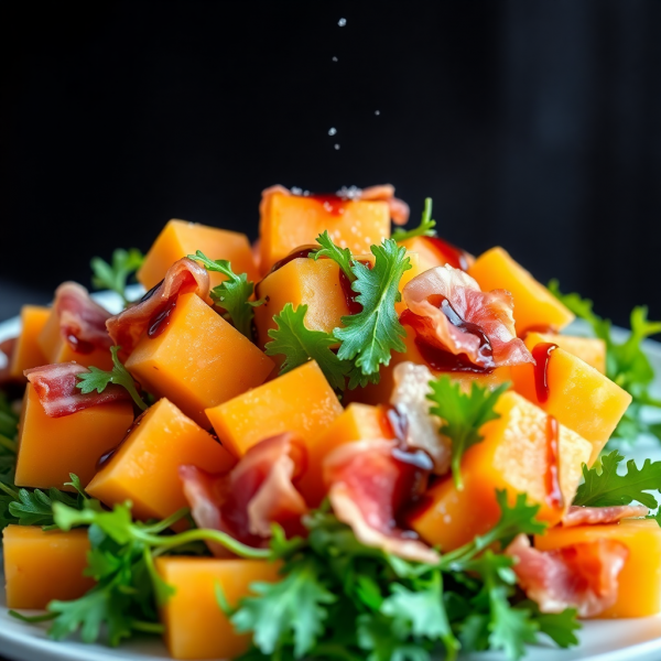 Cantaloupe and Prosciutto Salad