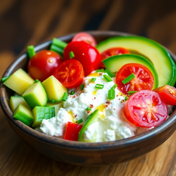 Savory Cottage Cheese Breakfast Bowl