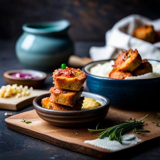 Onion and Potato Bread Bites