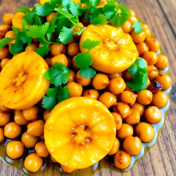 Savory Banana and Chickpea Stir-Fry