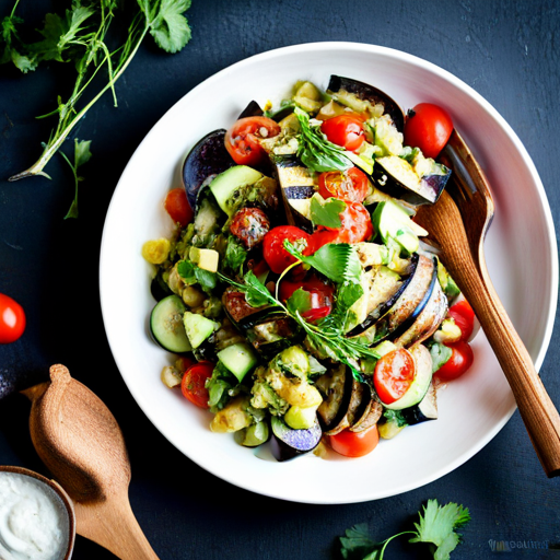 Gluten-Free Eggplant Salad