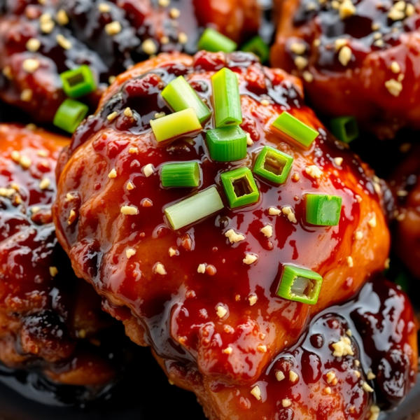 Soy Sauce Glazed Chicken Thighs