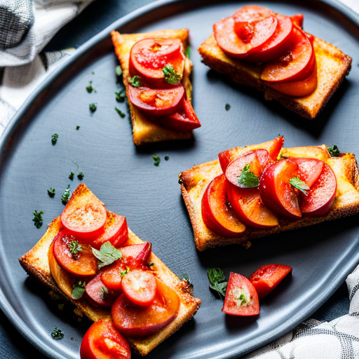 Masala Potato Toast