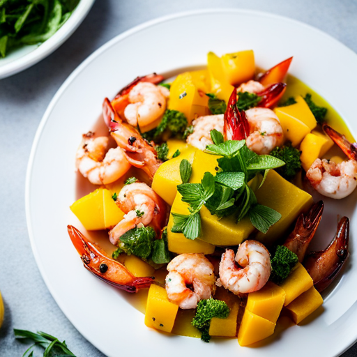 Lebanese Mango & Shrimp Appetizer