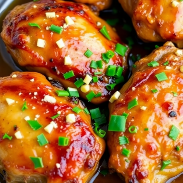 Honey Glazed Chicken Thighs