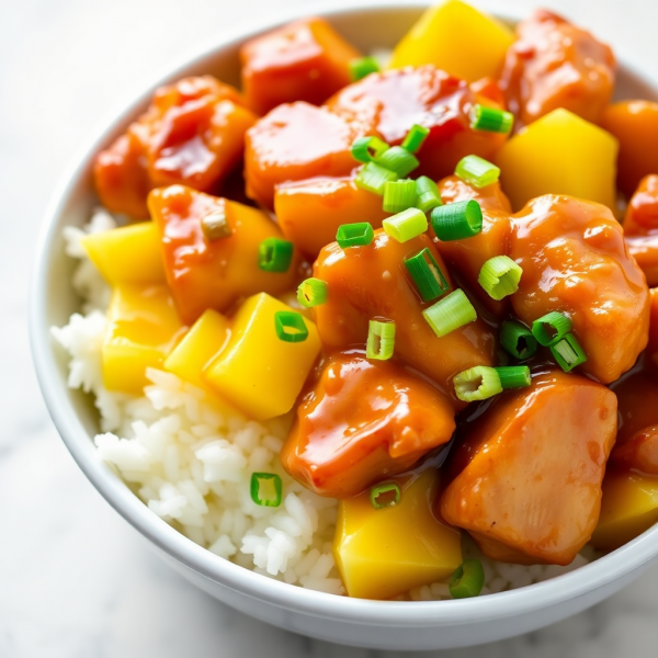 Pineapple Teriyaki Chicken Bowl