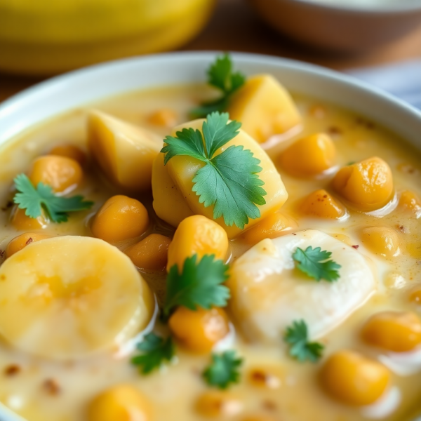 Savory Banana & Chickpea Curry