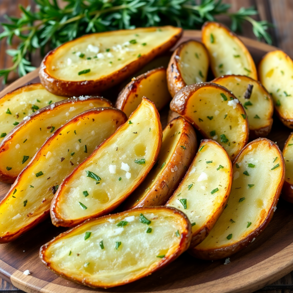 Herb-Crusted Potato Wedges