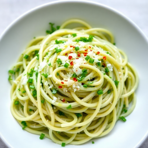 Mustard Dill Pickled Garlic Pasta