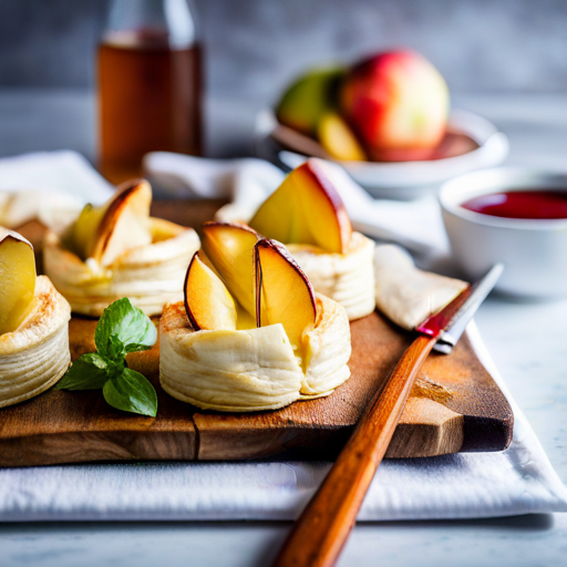 Baked French Brie with Apple Slices