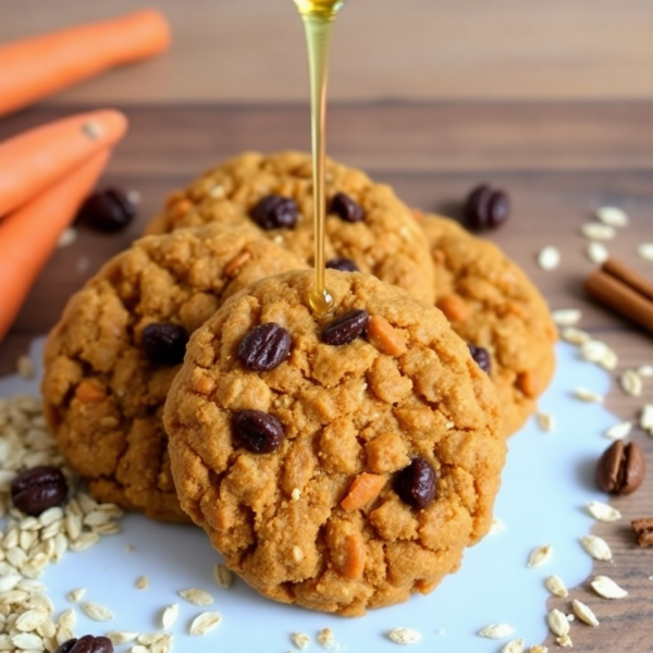 Healthy Carrot Oatmeal Cookies