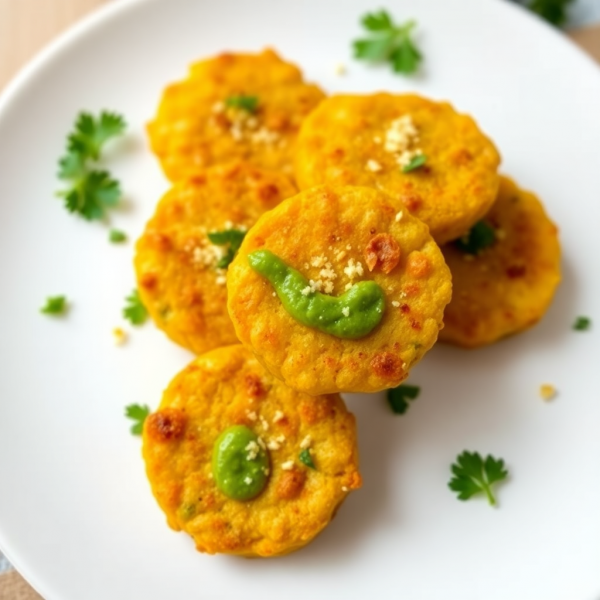 Masala Dhokla Tikki