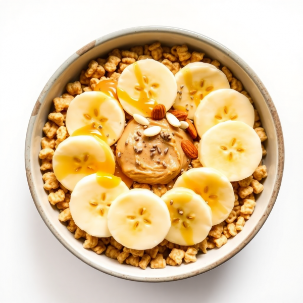 Nutty Banana Cereal Bowl