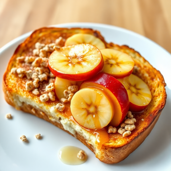 Cinnamon Apple-Banana Toast