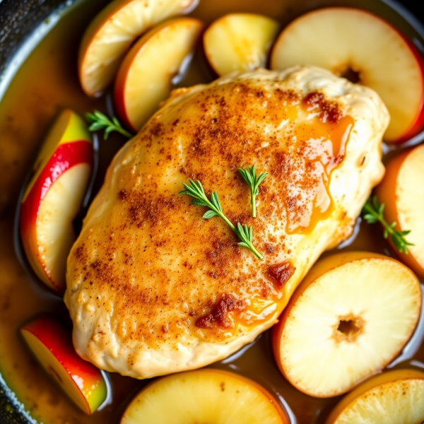 Savory Apple Chicken Skillet