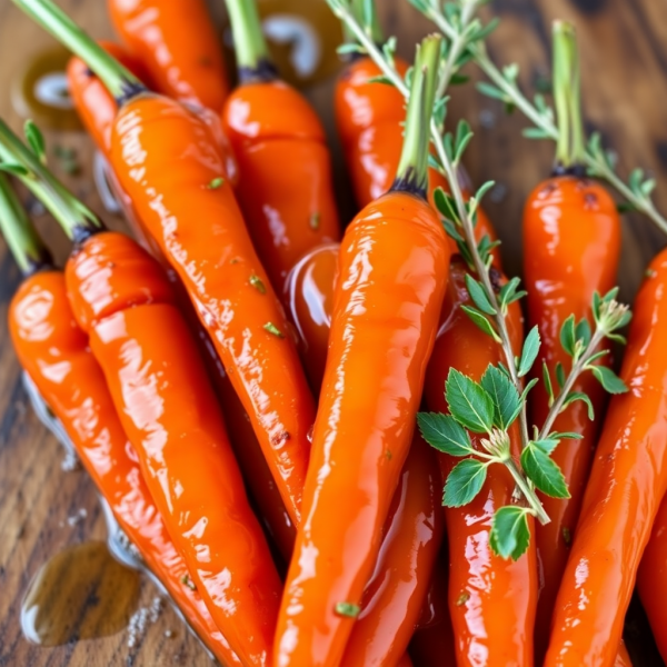 Honey Glazed Carrots with Thyme