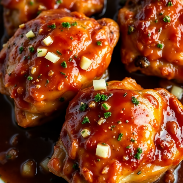 Beer-Braised Chicken Thighs