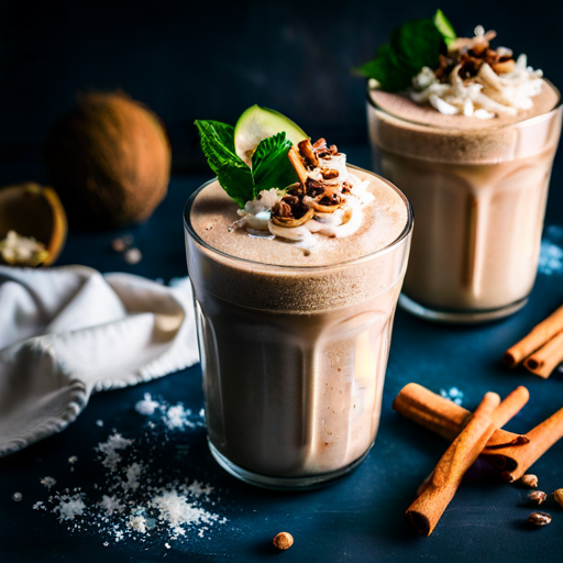 Frozen Coffee Coconut Smoothie