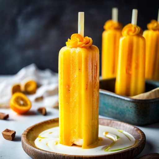 Bananas Foster Cream Popsicles