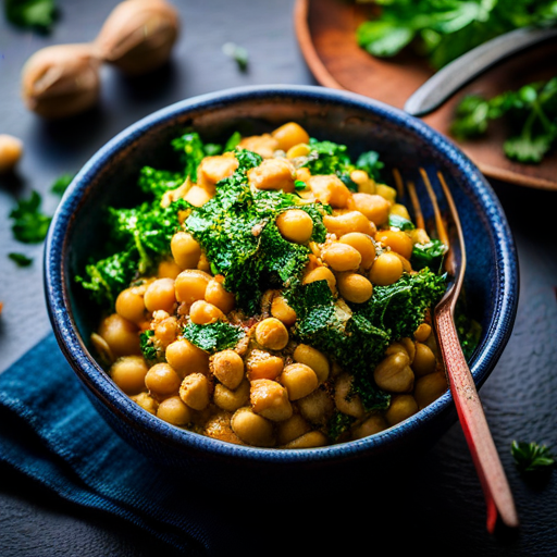 Turkish Chickpea and Kale Bowls