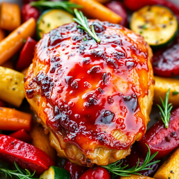 Honey-Glazed Chicken Thighs