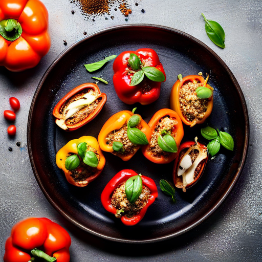 Oatmeal Stuffed Peppers 