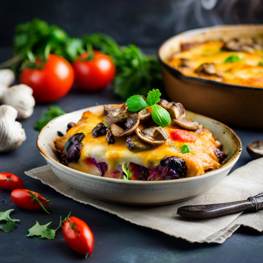 Mushroom and Cheese Casserole