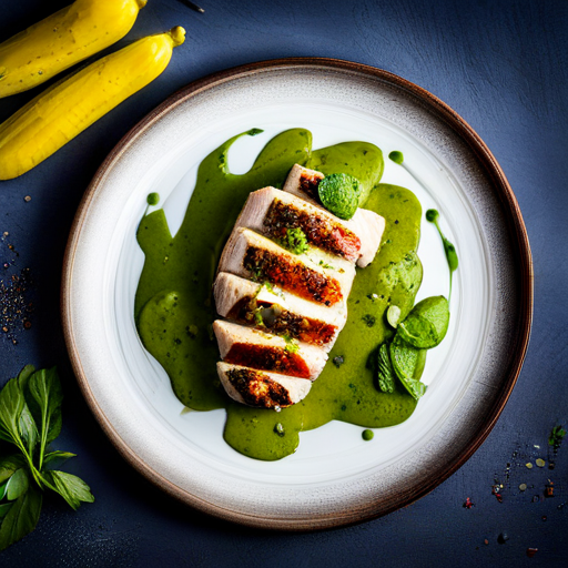 Pesto Mustard Grilled Chicken