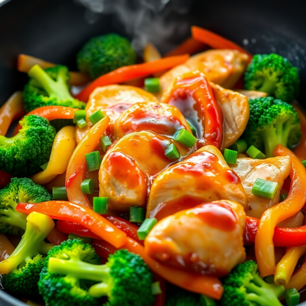 Tea-Infused Chicken Stir-Fry