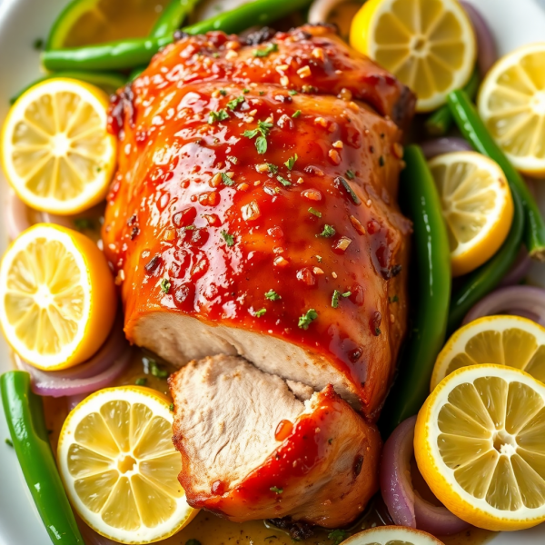 Honey Garlic Pork Loin Roast