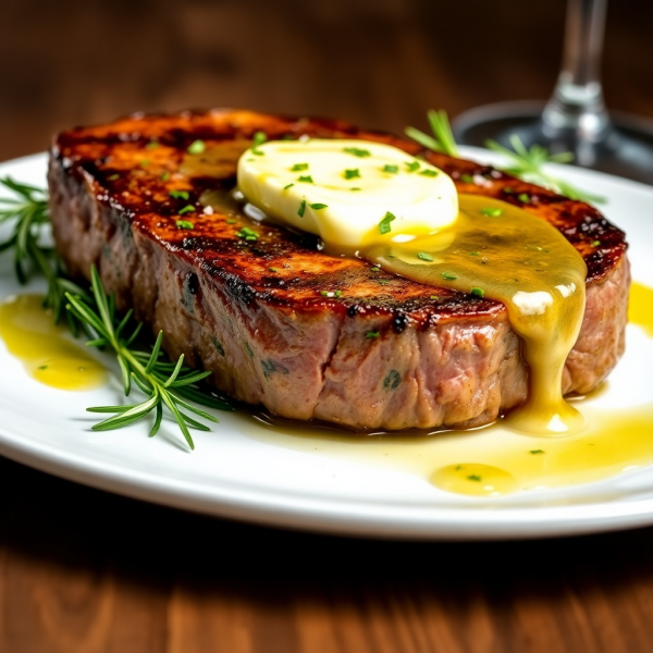Garlic Herb Butter Beef Steak