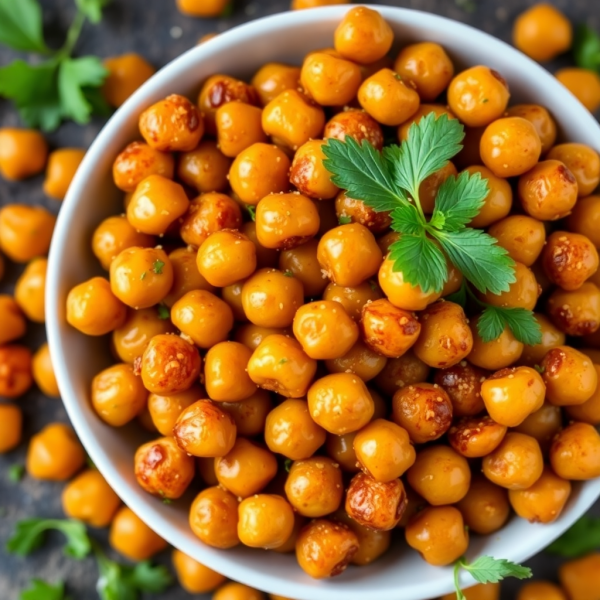 Crispy Chickpea Snack