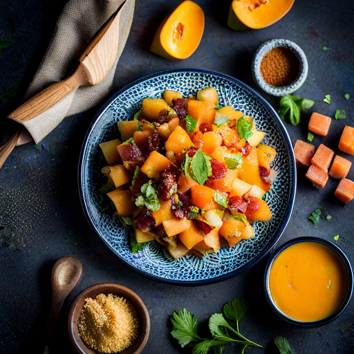 Melon and Bacon Salad