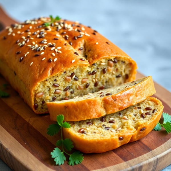 Microwave Lentil Bread