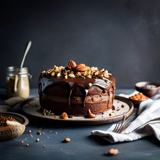 Chocolatey Nut Butter Cake