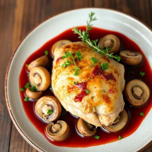 Coq au Vin for One